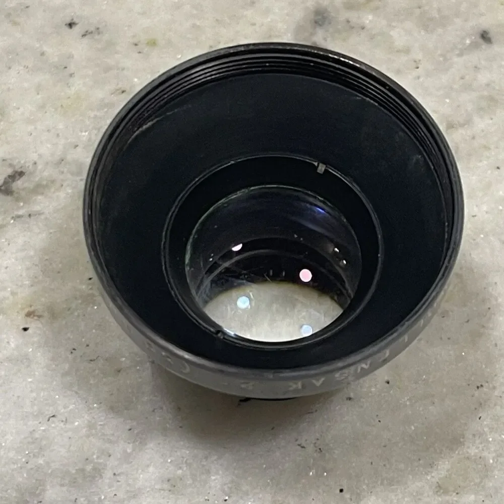 Wollensak Fastax Raptar 2” 50mm f2.7 Lens Vintage # 853430
